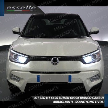 Kit Full LED H1 Abbaglianti 6400 LUMEN SSANGYONG TIVOLI