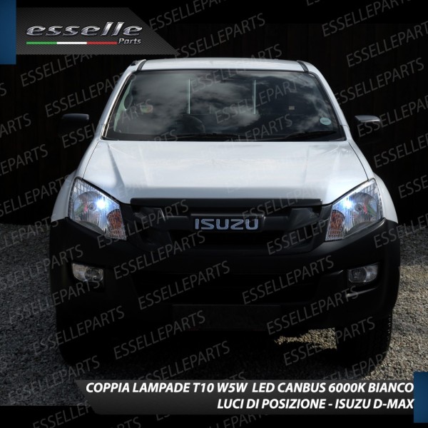 Conversione Fari Full LED 6000K bianco ISUZU D-MAX MK2 con fari a parabola