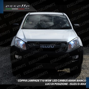 Conversione Fari Full LED 6000K bianco ISUZU D-MAX MK2 con fari a parabola