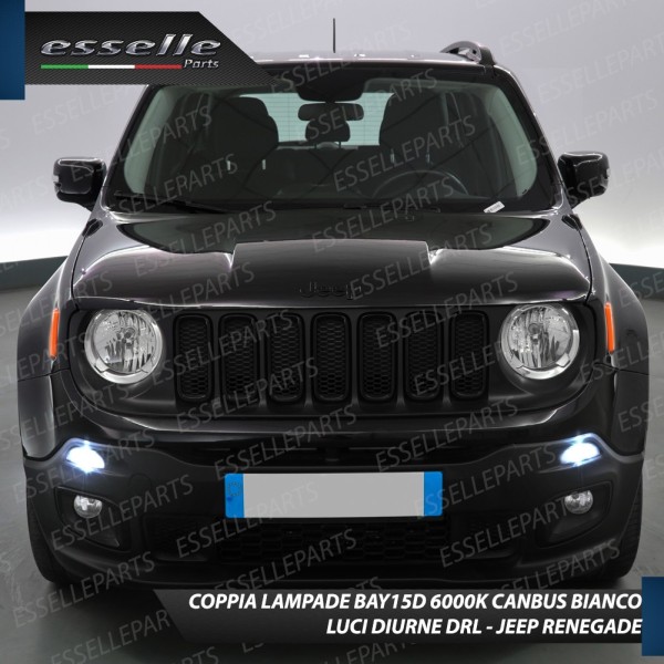 Conversione Fari Full LED 6000K bianco Jeep Renegade fino al 2018