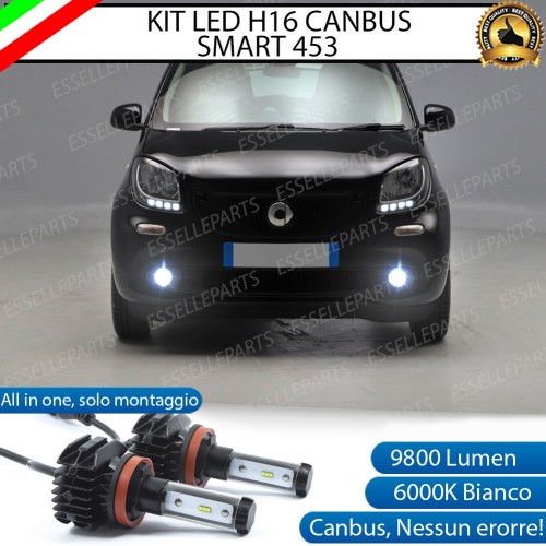 Kit Full Led 6000k H16 canbus SMART FORFOUR II Fendinebbia No Error