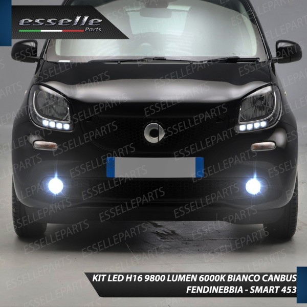 Kit Full Led 6000k H16 canbus SMART FORFOUR II Fendinebbia No Error