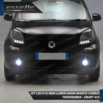 Kit Full Led 6000k H16 canbus SMART FORFOUR II Fendinebbia No Error