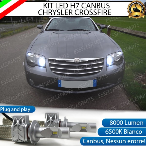 Kit Full LED H7 8000 LUMEN Abbaglianti CHRYSLER CROSSFIRE