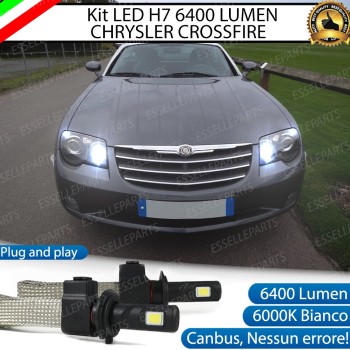 Kit Full LED H7 6400 LUMEN Abbaglianti CHRYSLER CROSSFIRE