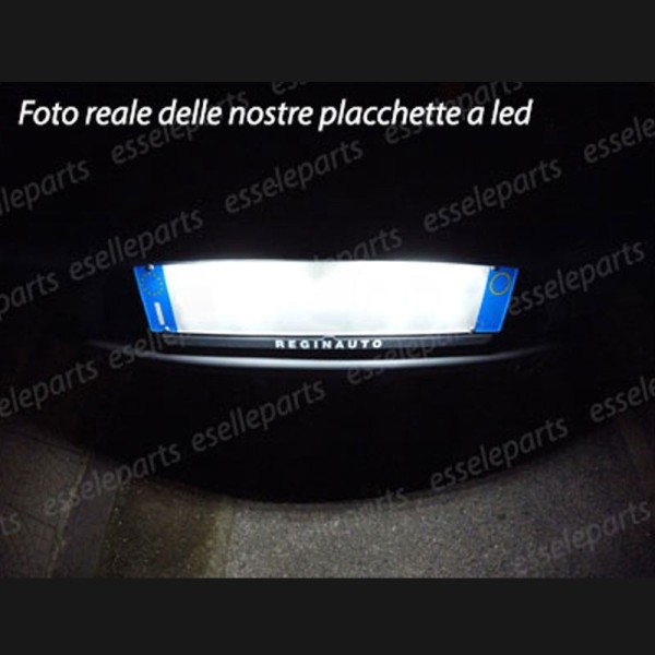 Placchette Luci Targa Led BMW X6 E71 6000K Bianco