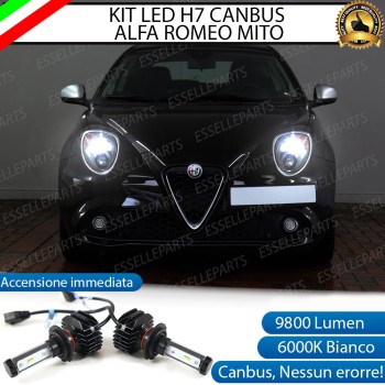 Kit Full LED H7 coppia lampade ABBAGLIANTI ALFA ROMEO MITO
