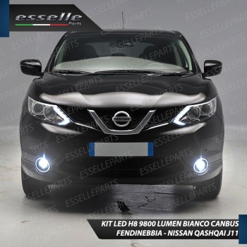 Kit Full Led 6000k canbus NISSAN QASHQAI J11 H8 Fendinebbia No Error