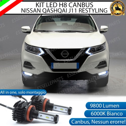 Kit Full LED H8 Fendinebbia NISSAN QASHQAI II RESTYLING