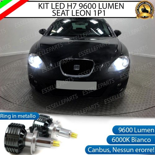 Kit Full LED H7 9600 LUMEN Anabbaglianti SEAT LEON 1P1