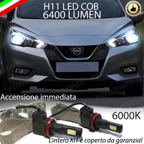 Kit Full LED Anabbaglianti H11 6400 LUMEN NISSAN MICRA V