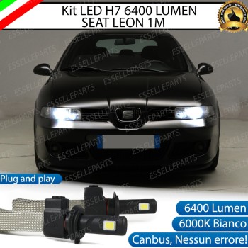 Kit Full LED H7 6400 LUMEN Anabbaglianti Seat Leon 1 1M Kit Full LED H7 6400 LUMEN Anabbaglianti Seat Leon 1 1M