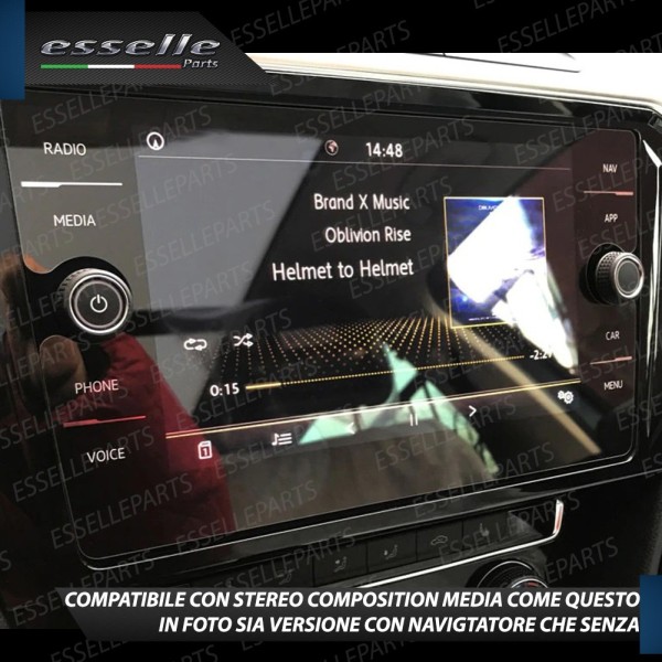 Pellicola Protettiva per Schermo Autoradio " Composition Media" VW T-ROC