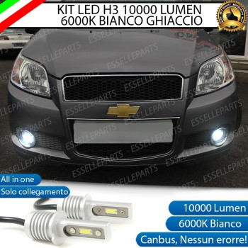 Kit Full LED H3 10000 Lumen Fendinebbia AVEO T250