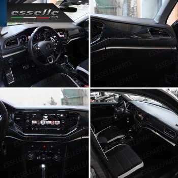 PROFILI INTERNI GRIGIO SATINATO CRUSCOTTO PER VW T-ROC