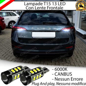 Luci Retromarcia Led Canbus SKODA SCALA 6000K Luce Bianca No Error