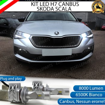 Kit Full LED H7 8000 LUMEN Abbaglianti SKODA SCALA