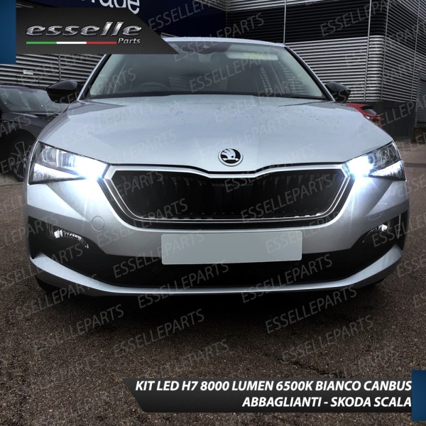 Kit Full LED H7 8000 LUMEN Abbaglianti SKODA SCALA