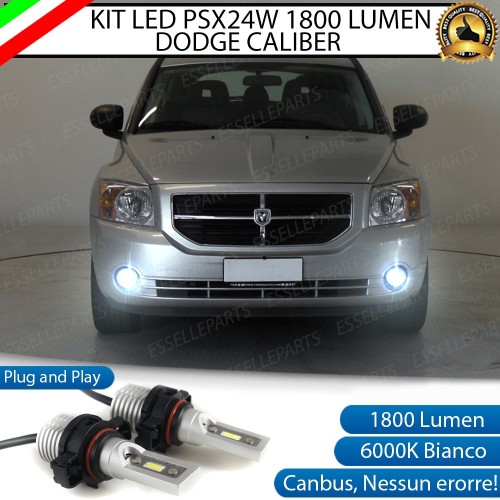 Lampade 1800 LUMEN PSX24W fendinebbia DODGE CALIBER