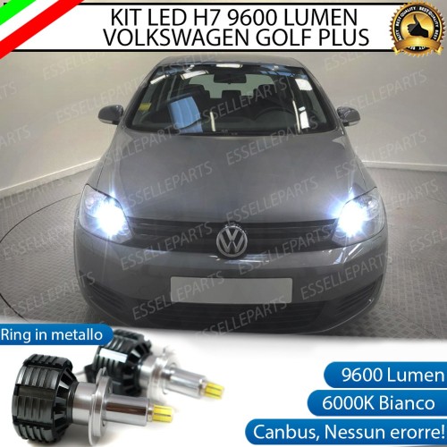 Kit Full LED H7 9600 Lumen 6000K bianco Abbaglianti VW Golf plus Fino al 2008