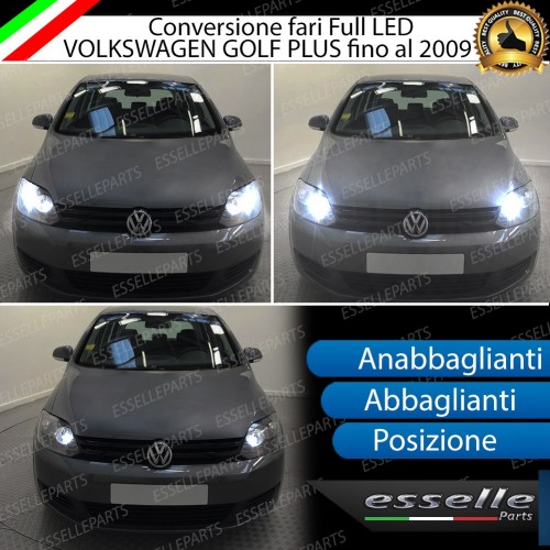 Conversione Fari Full LED 6000K bianco VW Golf plus Fino al 2008