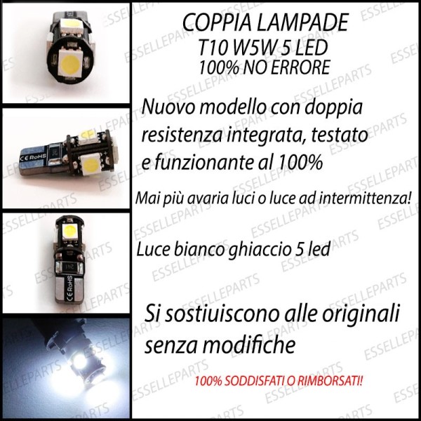 Luci targa 5 LED Canbus ASTRA H