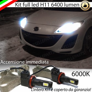 Kit Full LED Anabbaglianti H11 6400 LUMEN MAZDA 3 II BL