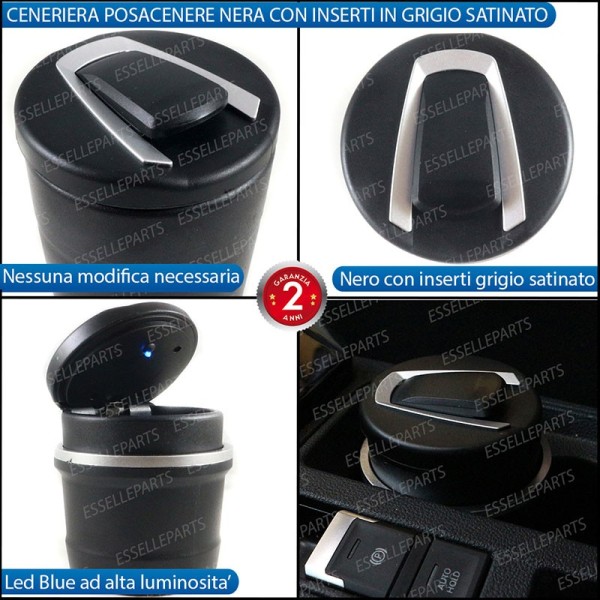 Posacenere con led BLU per Opel Corsa E