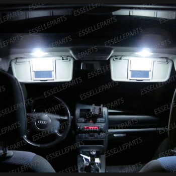 Kit LED Interni + LED Targa Per Audi A2 6000K Bianco Canbus