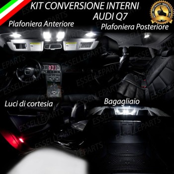 Kit LED Interni Completo 6000K Bianco Canbus per Audi Q7 Dal 2010