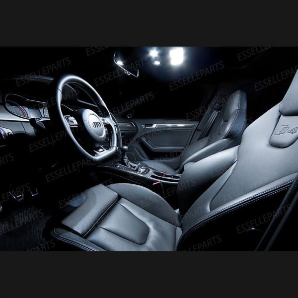 Kit led interni Medium Pack 6000K bianco Canbus Per Audi A4 B8 Allroad