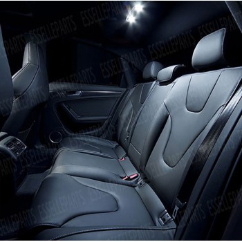 Kit led interni Completo + Luci Targa LED 6000K Luce Bianca Canbus per Audi A4 B8 Berlina