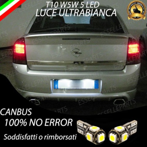 Luci targa 5 LED Canbus