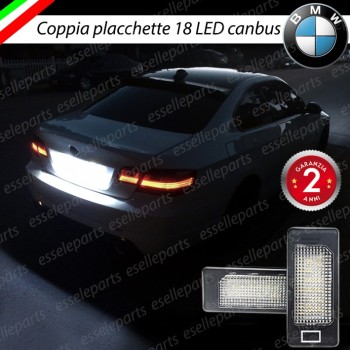 Placchette Luci Targa Led BMW SERIE 3 E92 E93 6000K