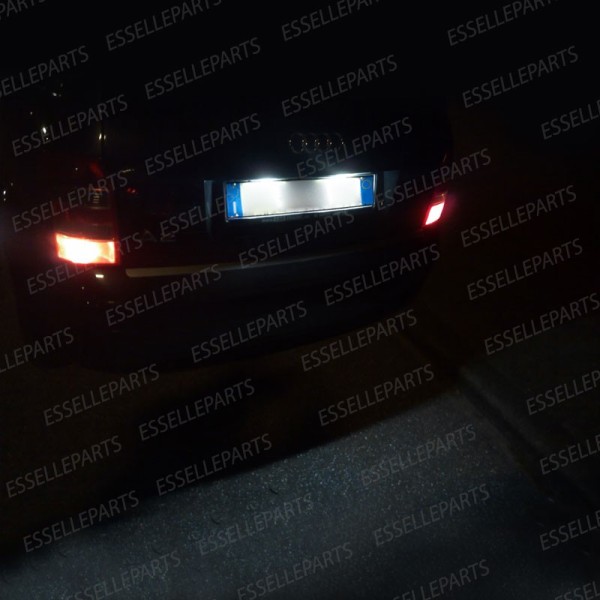 Luci Targa Led Canbus Audi A2 6000K Luce Bianca No Error