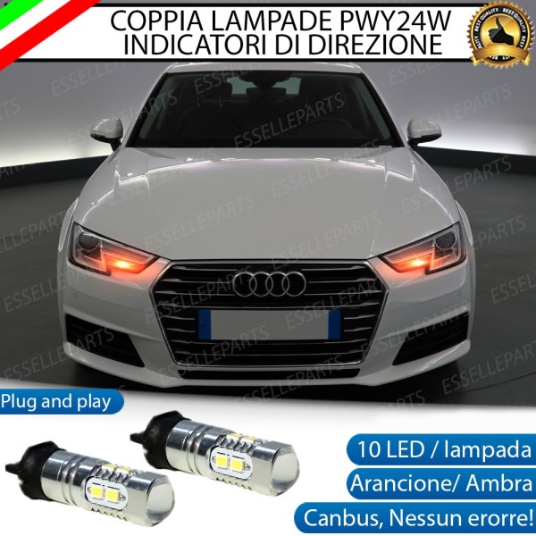 Lampada PWY24W Canbus ARANCIONE FRECCE Luce AMBRA AUDI A5 F53