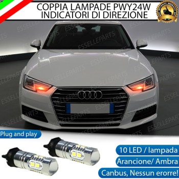 Lampada PWY24W Canbus ARANCIONE FRECCE Luce AMBRA AUDI A5 F53