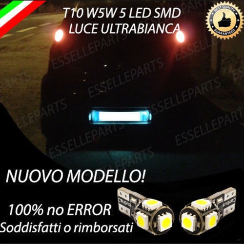 Luci targa 5 LED Canbus