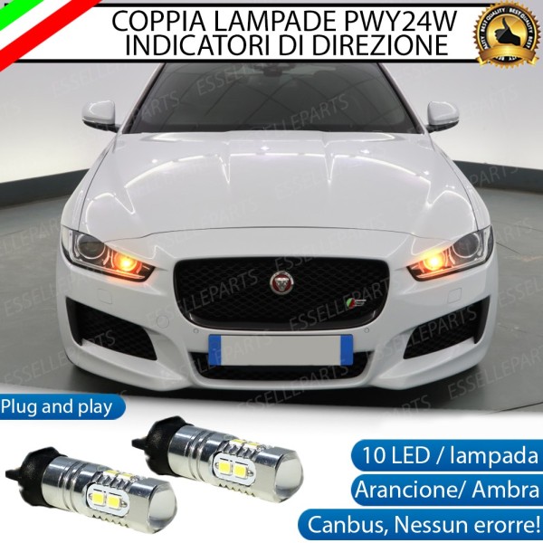 Lampada PWY24W Canbus ARANCIONE FRECCE Luce AMBRA JAGUAR XF Restyling