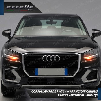 Lampada PWY24W Canbus ARANCIONE FRECCE Luce AMBRA AUDI Q2