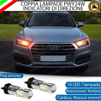 Lampada PWY24W Canbus ARANCIONE FRECCE Luce AMBRA AUDI Q5 FY