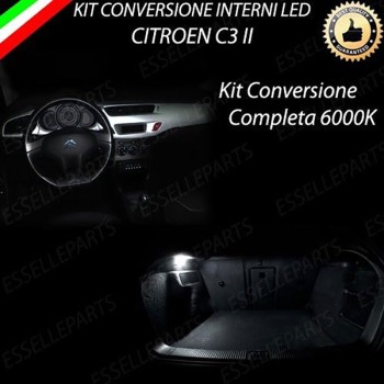 Led interni Completo Per Citroen C3 MK2