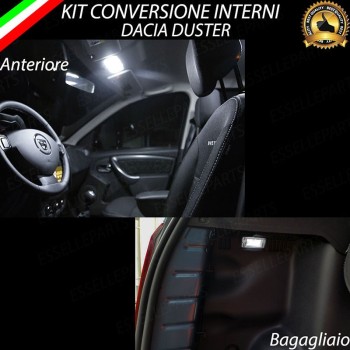 Kit Led interni Medium Pack 6000K bianco Canbus Dacia Duster Restyling