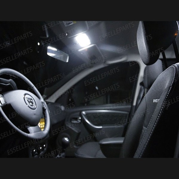 Kit LED interni Completo 6000K bianco Canbus Dacia Duster Pre-Restyling