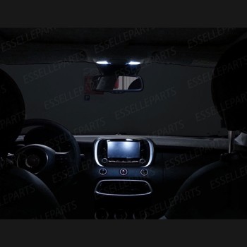 Kit LED Interni Completo + Targa 6000K Bianco Canbus Fiat 500X