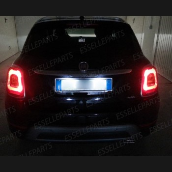 Kit LED Interni Completo + Targa 6000K Bianco Canbus Fiat 500X