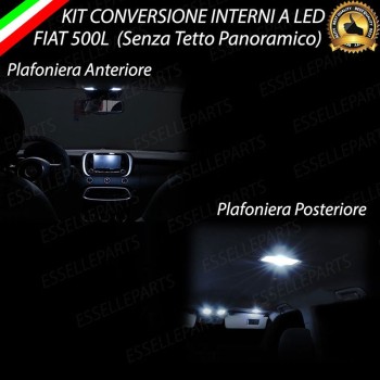 Kit LED interni Basic Pack 6000K Canbus Fiat 500L senza tetto panoramico Kit LED interni Basic Pack 6000K Canbus Fiat 500L senza tetto panoramico