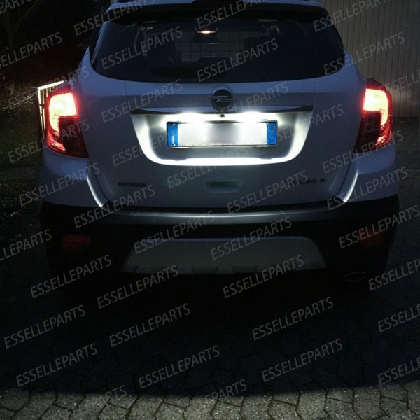 Luci Targa 9 LED per Opel Mokka X Canbus 6000K Bianco