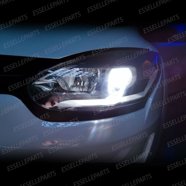 Kit Full LED H7 9600 Lumen 6000K Anabbaglianti RENAULT MEGANE 3 Fari Lenticolari