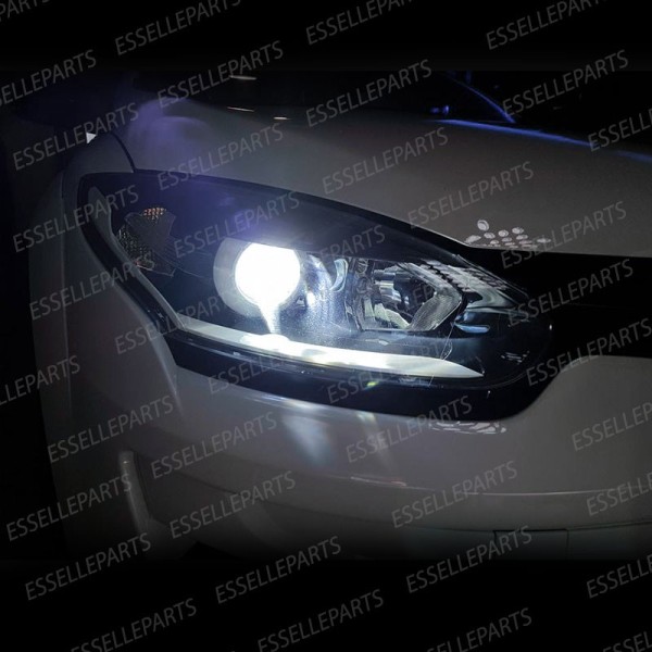 Kit Full LED H7 9600 Lumen 6000K Anabbaglianti RENAULT MEGANE 3 Fari Lenticolari